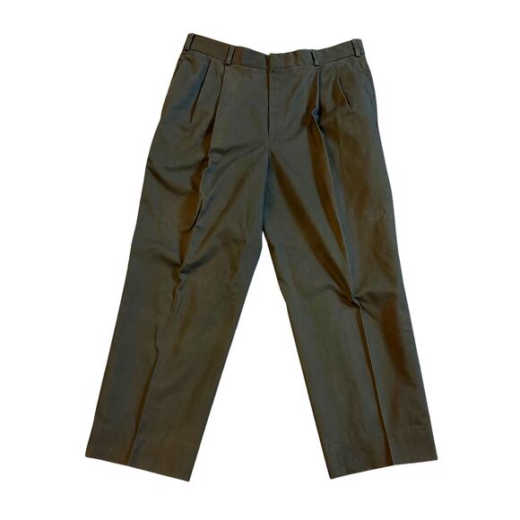 VINTAGE Brooks Brothers Pants Mens 36X28 Brown Chino Trousers Slacks 1818 Canada - Picture 1 of 14